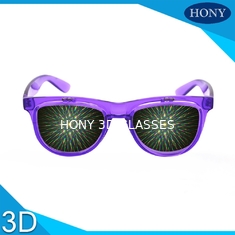 Feuerwerks-Gläser Hony 3D mit Beugungsgitter filmen, schlagen herauf Sonnenbrille leicht