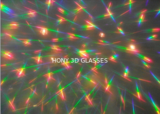 Party-Gläser des Konzert-3D schlagen herauf Feuerwerks-Festival-Regenbogen-Gläser leicht