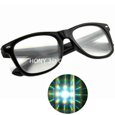 Spezialitäten-Beugungs-Gläser mit Logo druckten - den Trippy Party-Augen-Partei-Verein 3D