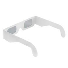 Kundenspezifische Gläser des Logo-Papier-3D, die in der Schule RealD-Films/Ereignis ansehen