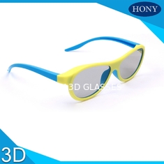 Wirkliche d-Plastik-Gläser 3D für Erwachsen-blaue orange Gelb-Kino-Gläser