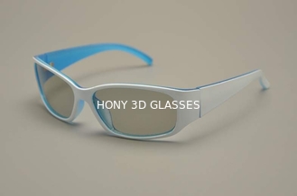 Plastikrahmen-lineare polarisierte Gläser 3D für Kino-Antikratzer-Linsen