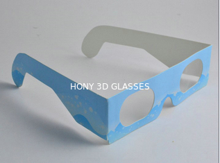 Professionelle kundenspezifische Gläser des Papier-3D für die Unterhaltung/Reise-Website umweltfreundlich