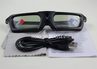 Aktive Fensterladen 3D Fernsehinfrarotgläser allgemeinhin mit Mini-USB-Verbindungsstück
