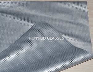 Tragbarer silberner Projektions-Schirm für 3D Film, Perforierung wasserdicht