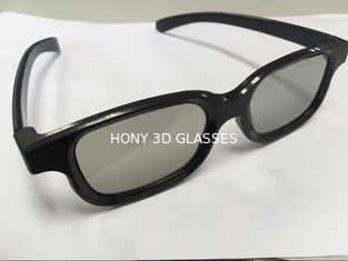 Wiederverwendbares Plastikrundschreiben polarisierte Gläser 3D für Kino mit Antikratzer-Linse