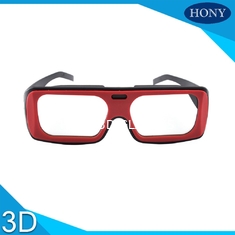 Wiederverwendbare lineare polarisierte Gläser 3D IMAX weiß/blauer Rahmen für Erwachsenen