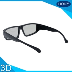 Erwachsene lineare polarisierte 3D Gläser, passive Gläser 3D mit schwarzem Rahmen