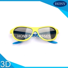 Erwachsene passive Glas-lineare polarisierte Linse des Kino-3D mit Blauer/Gelb-Farbe