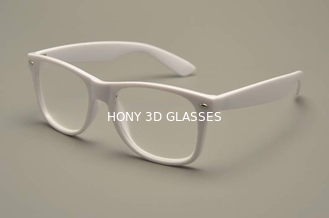 Weißer PC Plastikfeuerwerks-Gläser rahmen-3D mit 2 Sätzen von Lense