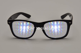 0.65mm verdicken Linsen-Lichtbeugungs-Gläser mit Plastikrahmen