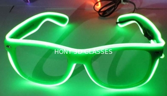 Hohe Helligkeits-orange EL-Draht-Gläser für Partei-Show mit PC-Plastikrahmen