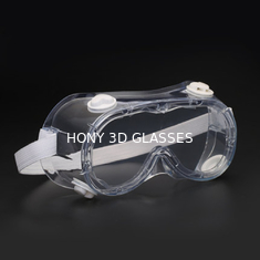 Medizinischer 180 Grad, der PVC-Augenschutz-Schutzbrillen ansieht