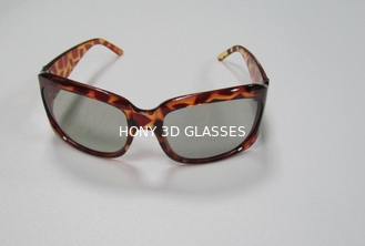 PC Plastikrundschreiben polarisierte Gläser 3d mit Sonnenbrille-Rahmen