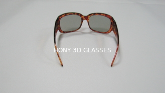 PC Plastikrundschreiben polarisierte Gläser 3d mit Sonnenbrille-Rahmen