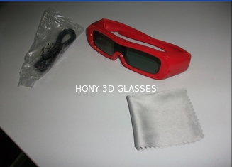 PC allgemeinhingläser des Plastikrahmen-tragen aktive Fensterladen-3D, IR-Gläser