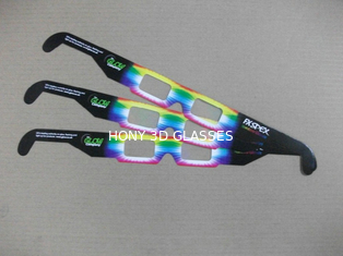 Kundenspezifische Linsen der Gläser 0.06mm der Feuerwerke 3d/Wegwerf-Gläser des Papiers 3d