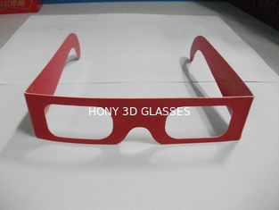 Spektrum trennte die Papier-Gläser 3D, die für 3D Bild, 143x37mm Größe Wegwerf sind