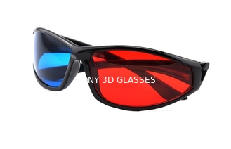 Freundliche ABS Eco rote cyan-blaue Plastikgläser 3D polarisierten aufpassenden Film 3d