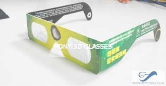 Druckpapier-Rahmen-Sonnenfinsternis-Gläser, 0.06mm PVC-HAUSTIER Laser-Linsen-Gläser