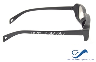 Eleganz-Plastik- Rahmen-Plastik-3D Gläser, Mann-Rundschreiben polarisierten Gläser des Computer-3D