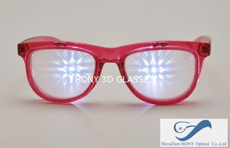 Kinder färbten Gläser der Feuerwerks-3D, doppelte Beugungs-Gläser