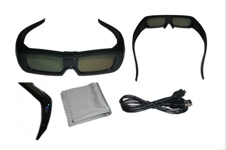 Stereoskopische aktive allgemeinhingläser des Fensterladen-3D mit Bluetooth für Samsung Fernsehen