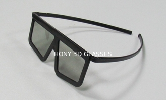 ABS Plastikrahmen-lineare polarisierte 3D Gläser/Film Eyewear