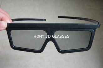 ABS Plastikrahmen-lineare polarisierte 3D Gläser/Film Eyewear