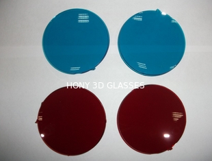 Kundenspezifisches HAUSTIER polarisierte Film-Blatt, buntes 3D Glasschicht-rotes Cyan-blaues