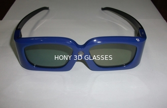 bereiten wieder aufladbare Gläser DLP-120Hz Verbindungs-3D für 3D Projektor, blaues Schwarz-Weiß vor