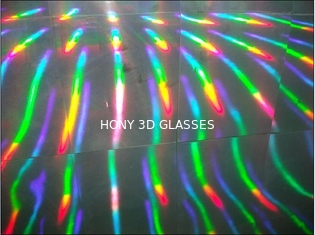 DIESSEITS Papierfeuerwerks-Glaslinse des Regenbogens 3d des rahmens 4c für Feier