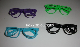Beliebte Beugung Kunststoff Regenbogen Feuerwerk 3D-Brille mit 2 Sets der Linse
