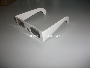 Weiße Gläser Pappe-Chromadepth 3D für Erwachsenen/Kinder, 0.06mm Linsen-Stärke