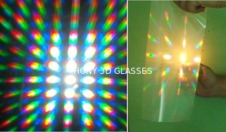 kundengebundene Feuerwerke 3d, die Gläser 0.06mm PVC-Laser-lense ansehen