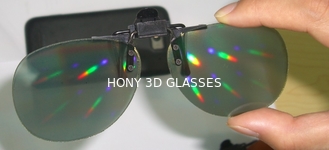 Farbenreiche Plastikfeuerwerks-Glas-Beugung Lense des rahmen-3D Wegwerf