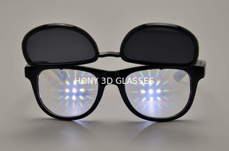 Schlagen Sie herauf Feuerwerke PC Glas-Brillen der Beugungs-3D für Unterhaltungs-Standorte leicht