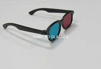 ABS Plastikrote cyan-blaue 3d Plastikgläser, Zwischenlagen-Rundschreiben polarisierten Gläser