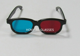 ABS Plastikrote cyan-blaue 3d Plastikgläser, Zwischenlagen-Rundschreiben polarisierten Gläser