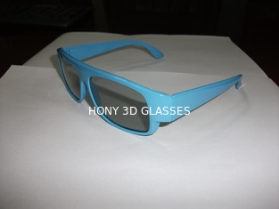 Rotes blaues Plastikrundschreiben polarisierte 3D Gläser ROHS, EN71