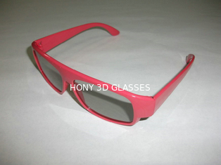 Plastik-PC Rahmen-lineare polarisierte Arten von Gläsern 3D für Kino 4D 5D 6D